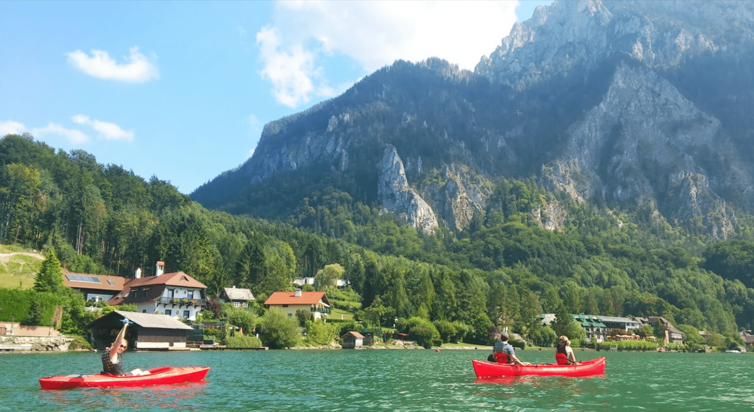 Kayaking Adventures on Lake Traunsee from Ebensee